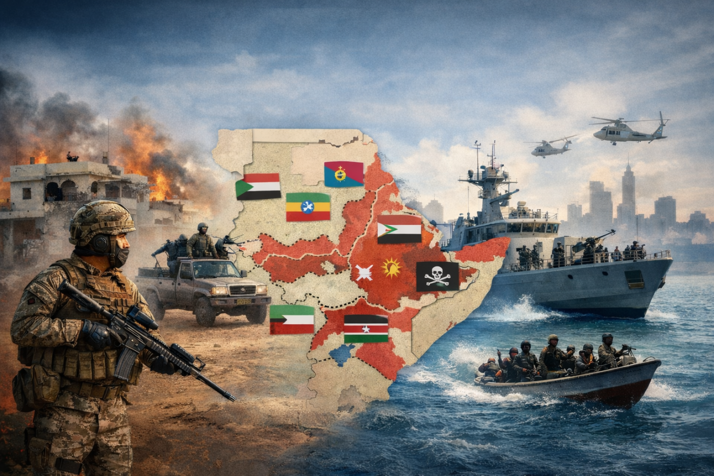 تقييم الوضع الأمني في القرن الإفريقي: تحديات متصاعدة واستراتيجيات متشابكة